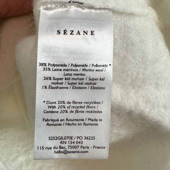 NWT | Sézane | Tobias Jumper in Ecru - Picture 14 of 17